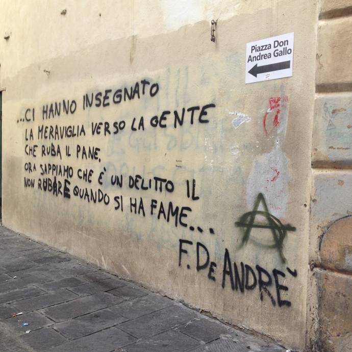 de andré, canzoni de andré, via del campo, genova, fabrizio de andré, musica, cantautore, poesia, poeta, omaggio.JPG
