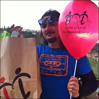 joe natta sostiene l'AIL associazione italiana contro linfomi leucemia mieloma.JPG