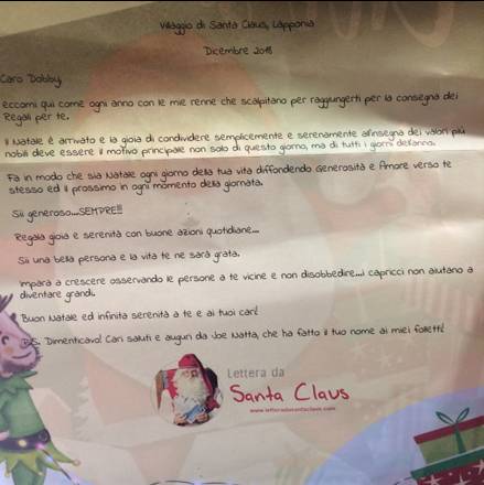 dobby, lettera da santa claus, lettera da babbo natale, solidariet, beneficenza, croce rossa, amore, joe natta (1).JPG