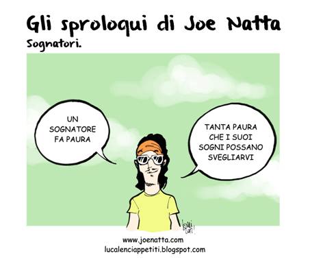 joe natta sognatore dreamer vignetta satira poesia divertente.jpg